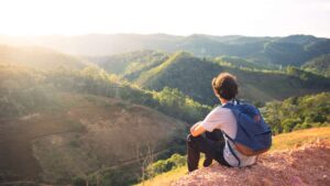 Homme dans la nature